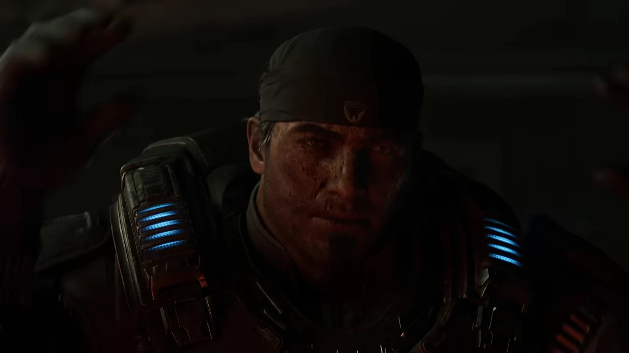 Marcus Fenix on Emergence Day — official trailer footage (Xbox Game Studios / The Coalition)
